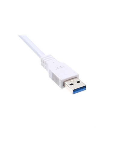 Maiyame Beyaz Usb 3.0'dan Vga'ye Dönüştürücü - Bilgisayar/notebook'dan Monitör/projektör/tv'ye 1080p Hd Bağlantı Adaptörü