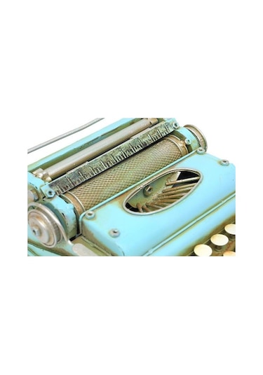 Dekoratif Metal Daktilo Biblo Hediyelik