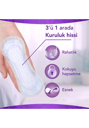 Orkid Günlük Ped Uzun 52'li