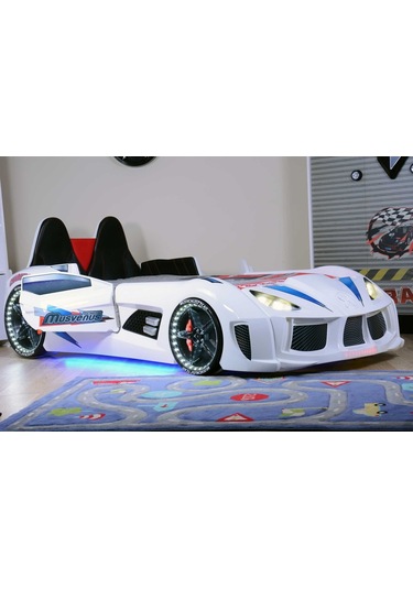 Audi Bazalı Arabalı Yatak , Kapıları Açılan Arabalı Yatak Beyaz