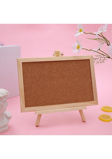 Suntek Mantar Bülten Tahtası Mutfak Tack Panosu Ofis Ve Okul 30x40cm Krem