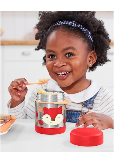 Skip Hop Zoo Paslanmaz Çelik Termos  Tilki Kırmızı
