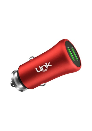 Linktech M580 12W 2.4A Metal Araç Içi Şarj Aleti Adaptör (Başlık)