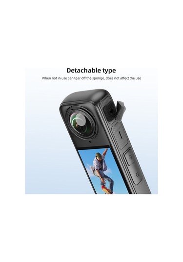 Springsun Vrıg Mic Wind Muff Mikrofon Rüzgarlığı Mikrofon Rüzgarlığı Insta360 X4/x3 Aksesuarları İçin Yedek