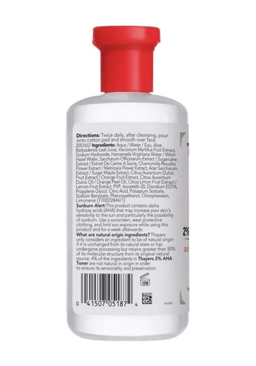 Thayers 2% Aha Yüz Toniği 355ml