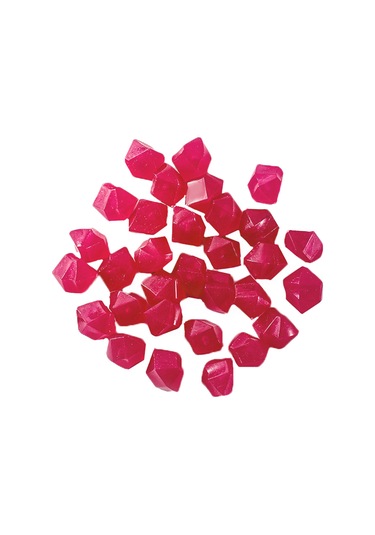 Neevoyu 200 Adet Pembe Resin Akvaryum Bahçe Dekorasyonu Işıklı Parlak Taşlar - Mini Boy Fluoresan造景 Aksesuarı