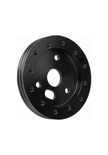 Moveevo 0.5 İnç Alüminyum Direksiyon Spacerı - 6 Delikten 3 Delik Adaptörü, Siyah Cnc İşlenmiş, Evrensel Uyumlu