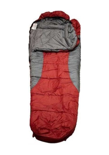 Dft Mumya 220x80x55cm Kırmızı -5 Derece Uyku Tulum Siyah