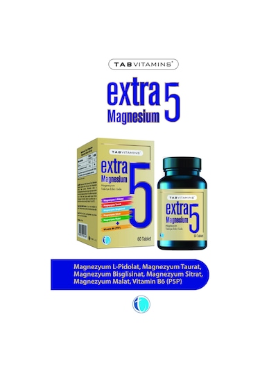 Tabvitamins Extra5 Magnesium 60 Tablet