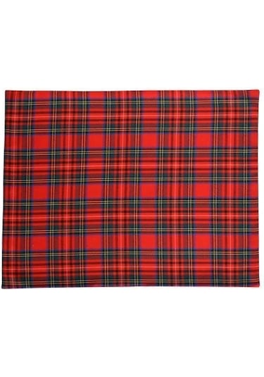 Amerikan Servis Kırmızı Ekose 2'li Set Diğer