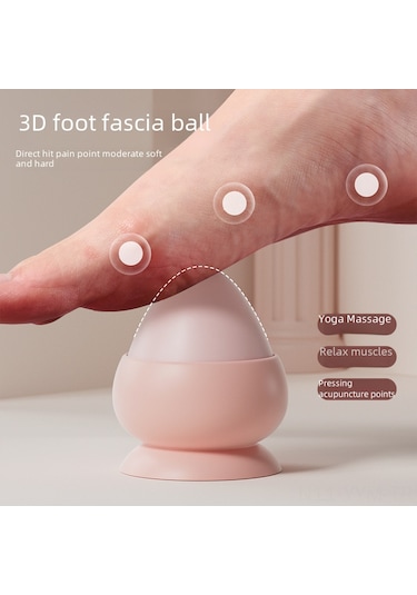 Geeksen Pembe Kutulu Silikon Top: Süction Cup Dizaynlı, Omuz-üst-bel Masajı, Yoga Geliştirici, Dayanıklı Vücut Gerginliği Alıcı刺猬 Top Diğer