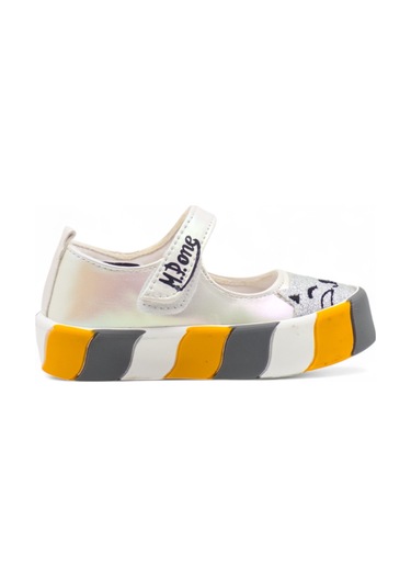 Mp 251-3445 Kız Çocuk Canvas Ayakkabı Beyaz