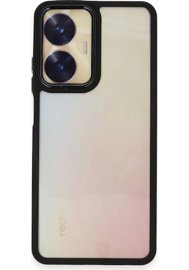 Realme C55 Kılıf Dora Kapak - Siyah