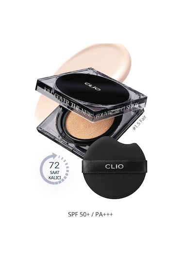 Clio Kill Cover The New Founwear Cushion + Refill SPF50+ 1.5 Fair