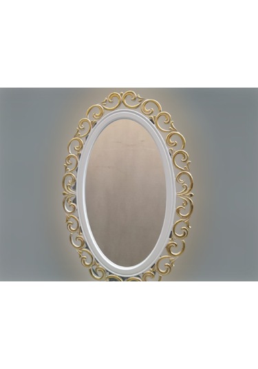 Ayna-Dresuar Motifli Model Parlak Gold Renk Kayın Torna Kutu Içi(486072426) Altın