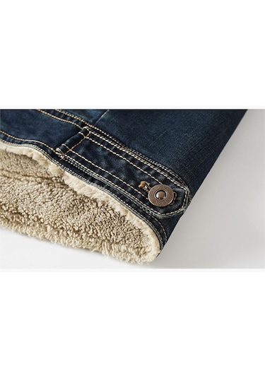 Sımıcg Casual Polar Denim Ceket-lacivert Lacivert