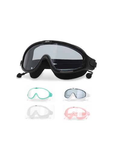 Jıehu Jh8208dmjs Büyük Çerçeve Su Geçirmez Ve Buğulanmaz Yüksek Çözünürlüklü Göz Koruma Yüzme Gözlüğü Duman Siyahı Çok Renkli