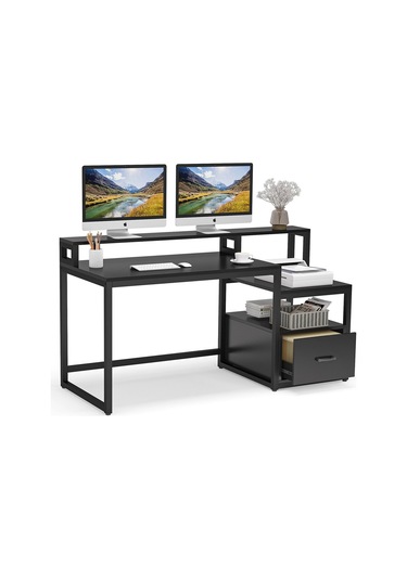 Jill Siyah Metal Çalışma Masası