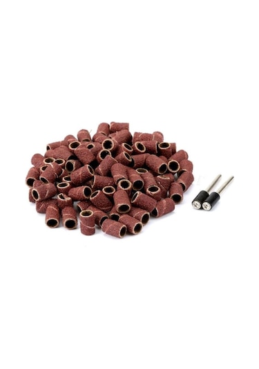 Hobi Yüzük Zımpara 6.4 Mm 100 Adet + 2 Aparat