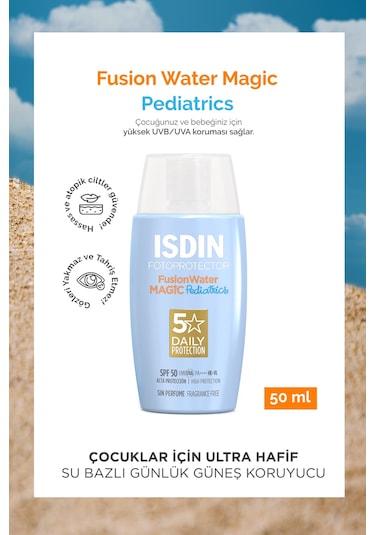 Isdin Fotoprotector Fusion Water Magic Pediatrics Spf50 50 ML