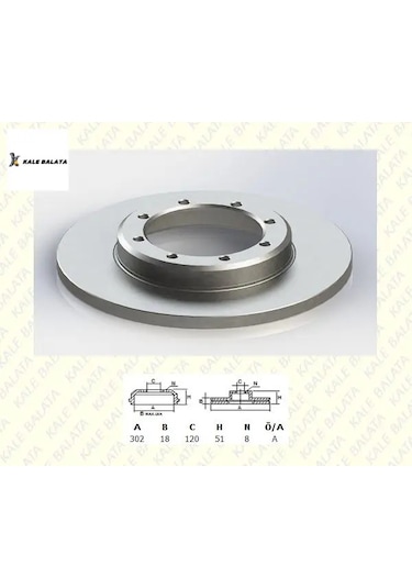 Arka Fren Disk Aynasi 302mm Master Iii 2.3dci 10-.