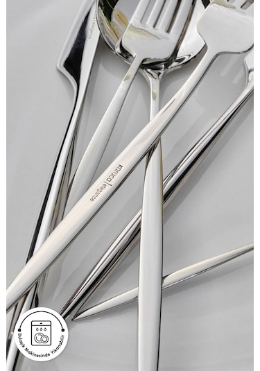 Karaca  Elegance Braga Platin 12 Kişilik 84 Parça Çatal Kaşık Bıçak Takımı