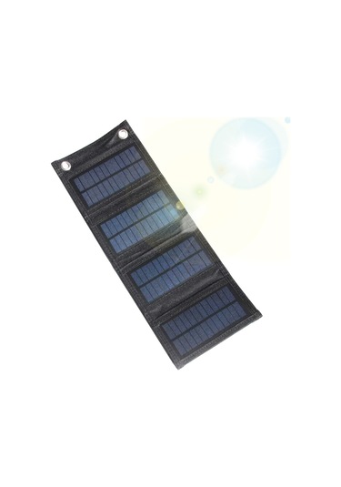 6w 5v Katlanabilir Güneş Şarj Cihazı Usb Portlu Taşınabilir Güneş Paneli Su Geçirmez Kompakt Güneş Enerjisi Telefon Şarj Cihazı Tablet Dizüstü Bilgisayar Cep Telefonları Kamp Dağ Yürüyüşü Seyahat İçin