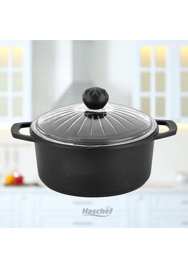 Elmas Döküm 7 Parça Set Siyah