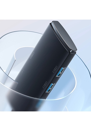Baseus Lite Series 4Portlu Type-C to USB 3.0 Çevirici Hub Adaptör
