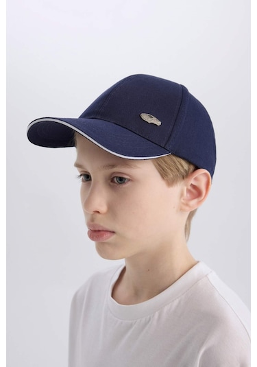 DeFacto Erkek Çocuk Pamuklu Cap Şapka N5481A625SMNV235 DeFacto Erkek Çocuk Pamuklu Cap Şapka N5481A625SMNV235