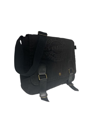 Vintage Salaş Kaliteli Unisex Günlük Gezi Kamp Okul Postacı Omuz Çantası San Diego 32 Cm X 25 Cm Siyah - Gri Vintage Salaş Kaliteli Unisex Günlük Gezi Kamp Okul Postacı Omuz Çantası San Diego 32 Cm X 25 Cm Siyah - Gri