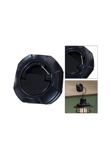 Suntek Çadır Kanopi Kancası Dişli Işık Sırt Çantasıyla Siyah