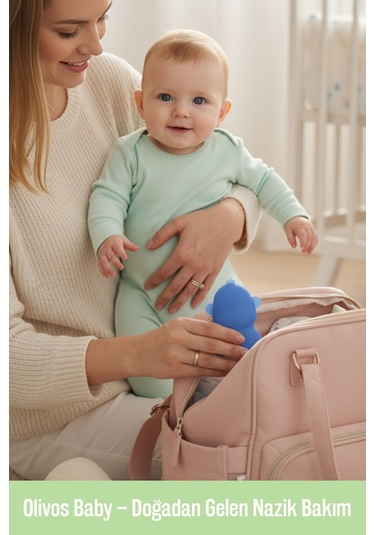 Olivos Baby Minik Dostlar Seyahat Seti %100 Doğal Zeytinyağlı, Nazik Ve Göz Yakmayan Bebek Saç Ve Vücut Şampuanı 3 89