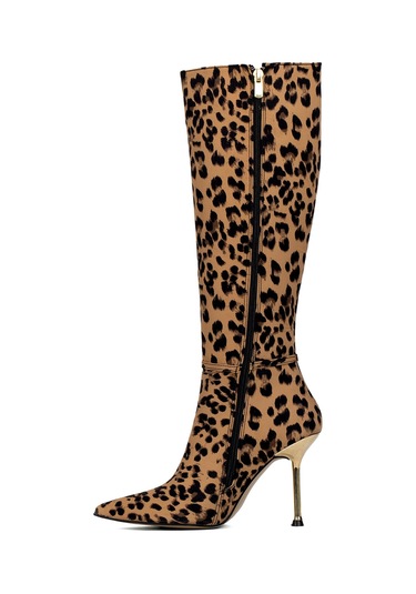 Miss Park Moda Pm543 K1015-1 Kadın Topuklu Çizme Siyah Siyah