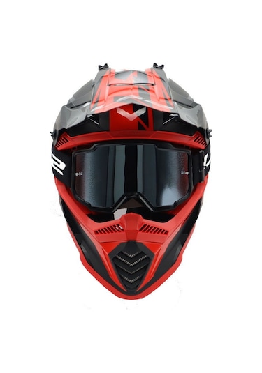 Ls2 Charger Goggles Motokross Gözlük Siyah