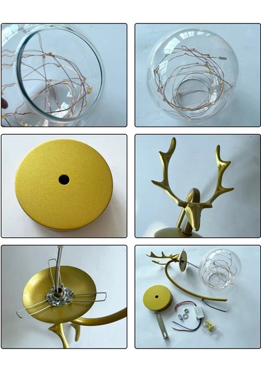 Sld Duvar Tipi Led Aplik, Avize 271587670 Altın Rengi