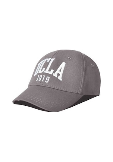 Ucla Ballard Koyu Gri Baseball Cap Nakışlı - Unisex Şapka Koyu Gr Koyu Gri
