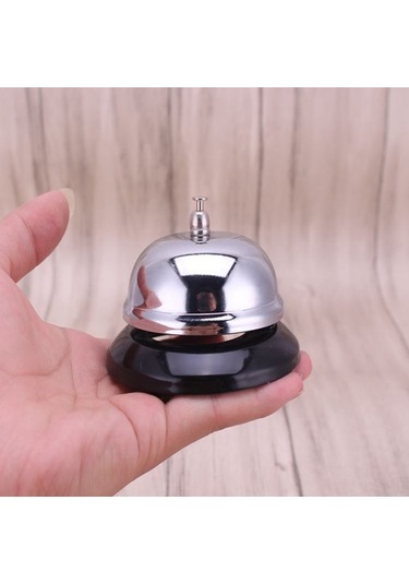 Leezsing Restoran Servis Zili Çelik Mutfak Çağırma Zili Bar Garson Çağırıcı El Basma Zil Asistan Çağırma Aleti Diğer