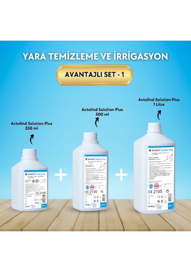 Actolind Solution Plus Yara Bakım Solüsyon 350 ML + 500 ML + 1 L