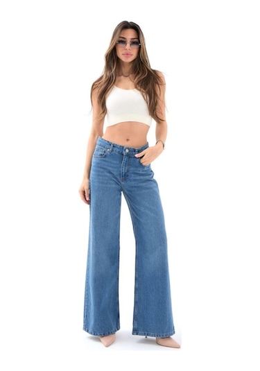 7418 Kot Pantolon-mavi Mavi