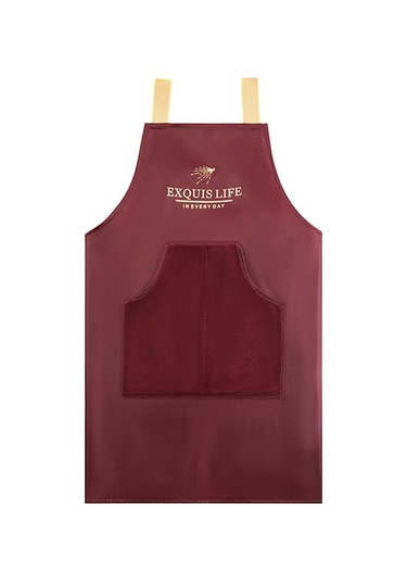 Su Geçirmez Ve Yağa Dayanıklı Mutfak Önlüğü - Modern İskandinav Tarzı, El Silme Özellikli, Yetişkinler İçin İş Kıyafeti Diğer Diğer