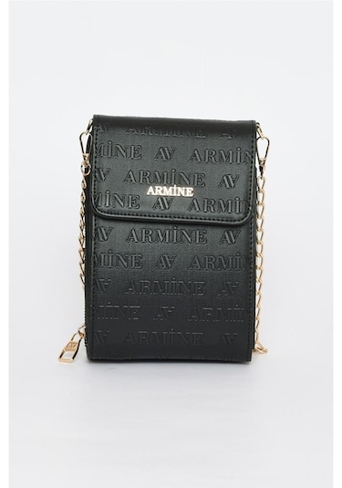 Armine 266 Cüzdan Siyah Lazer Kadın Çanta Siyah
