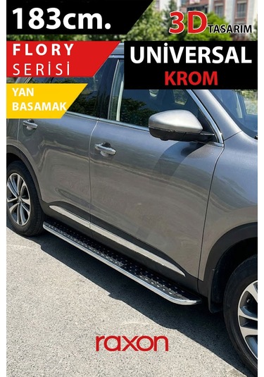 Flory Yan Basamak 183 Cm Universal Kaymaz Yüzey & Dayanıklı Tasarım