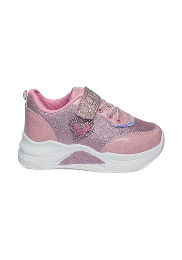 Celira Prj Pembe Simli Kız Çocuk Sneaker Spor Ayakkabı Pembe