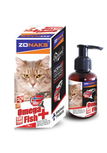 Zonaks Omega Fısh Plus Cat 100 Ml-bağışıklık Sistemi Güçlendirici Balık Yağı