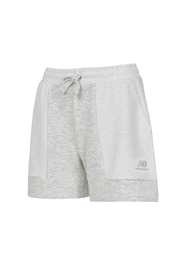 New Balance Kadın Şort Lifestyle Wns1357-ag Gri