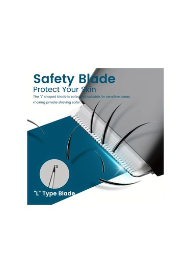 Dashanshop Cdh002jp Black Clıpclean Erkek Dual Baslikli Kasik Ve Vucut Trimmeri Skinsafe Teknolojili Islak Kuru Usb Sarjli Led Aydinlatmali Hassas Bolgeler Icin