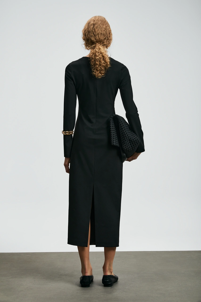 Lufian Helena Kadın Elbise Siyah Siyah 122290009100100 Siyah