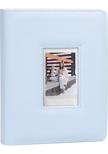 Instax Mini Film Uyumlu 288'li Mavi Albüm