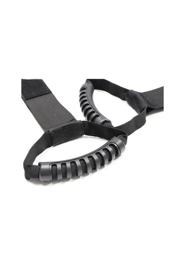 Xindoker Ağır Duty Depolama Kayışları, 25kg Yük Taşıma, Su Boruları Ve Kabloları İçin Çift Taraflı Ahşap Saplı Düzenleyici, Ev Ve Garaj İçin Yeniden Kullanılabilir Sıkma Kayış Seti 3 Adet Siyah